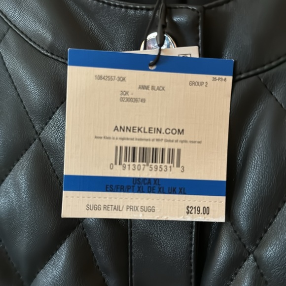 Anne Klein jacket. XL. NWT. Non-smoking home. Bundle and save. - Picture 8 of 8